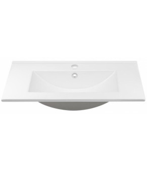 Комплект Qtap тумба напольная Scorpio 700х825х460 мм White + раковина врезная Albatross QT71SC43956