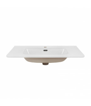 Комплект Qtap тумба напольная Scorpio 800х825х460 мм White + раковина врезная Albatross 9H QT71SC43961