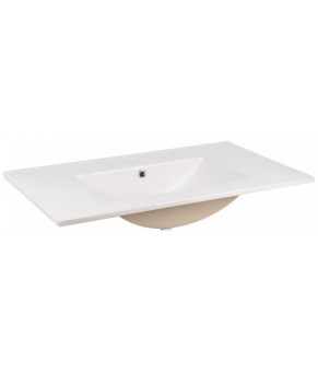 Комплект Qtap тумба для підлоги Scorpio 800х825х460 мм White + раковина врізна Albatross New QT71SC43963