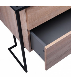 Комплект Qtap тумба напольная Taurus 700х800х437 мм Whitish oak + раковина врезная Albatross E QT71TA44019