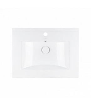 Комплект Qtap тумба для підлоги Tern 600х725х437 мм White + раковина врізна Albatross QT71TE44084