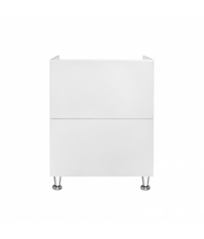 Комплект Qtap тумба для підлоги Tern 600х725х437 мм White + раковина врізна Albatross 01 QT71TE44085