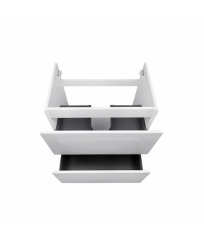 Комплект Qtap тумба напольная Tern 700х725х437 мм White + раковина врезная Albatross QT71TE44089