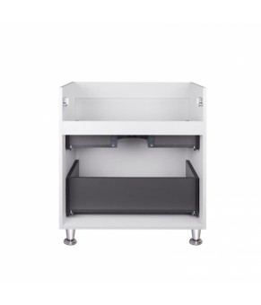 Комплект Qtap тумба напольная Tern 700х725х437 мм White + раковина врезная Albatross New QT71TE44091