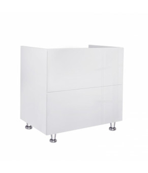 Комплект Qtap тумба для підлоги Tern 800х725х437 мм White + раковина врізна Albatross 9H QT71TE44094