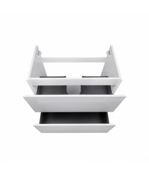 Комплект Qtap тумба напольная Tern 800х725х437 мм White + раковина врезная Albatross New QT71TE44096