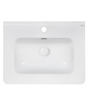 Комплект Qtap тумба подвесная Scorpio 600х585х460 мм White + раковина врезная Albatross 9H QT71SC43966
