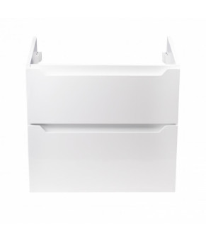 Комплект Qtap тумба подвесная Scorpio 700х585х460 мм White + раковина врезная Albatross QT71SC43969