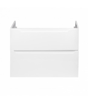 Комплект Qtap тумба подвесная Scorpio 800х585х460 мм White + раковина врезная Albatross E QT71SC43975