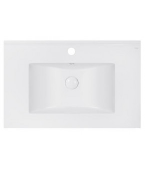 Комплект Qtap тумба подвесная Scorpio 800х585х460 мм White + раковина врезная Albatross E QT71SC43975