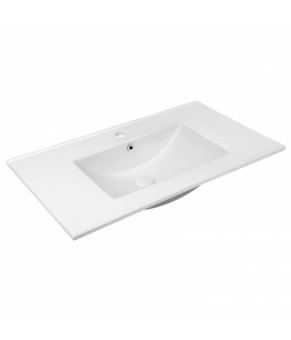 Комплект Qtap тумба подвесная Taurus 800х580х437 мм Whitish oak + раковина врезная Albatross QT71TA44026