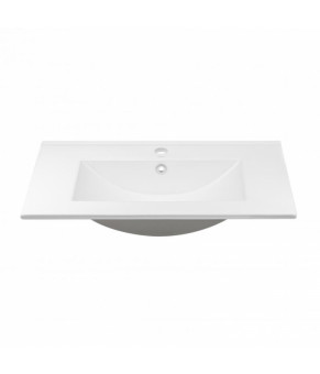 Комплект Qtap тумба подвесная Virgo 700х580х437 мм Black/White + раковина врезная Albatross QT71V44062