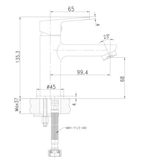 Смеситель Imprese Laska 05040(35)S