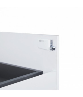 Комплект Qtap підвісна тумба Virgo 800х580х437 мм White/Whitish oak + раковина врізна Albatross 9H QT71V44081