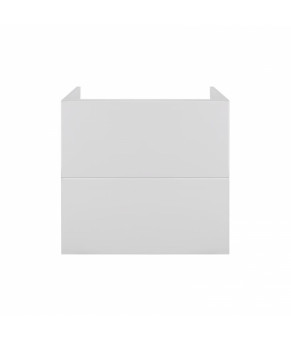 Комплект Qtap тумба подвесная Tern 700х580х437 мм White + раковина врезная Albatross E QT71TE44103