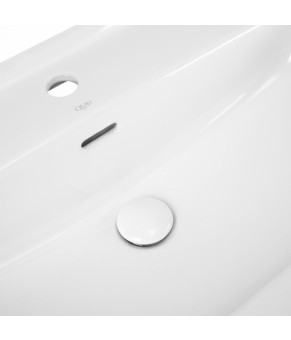 Комплект Qtap підвісна тумба Tern 800х580х437 мм White + раковина врізна Albatross 01 QT71TE44106
