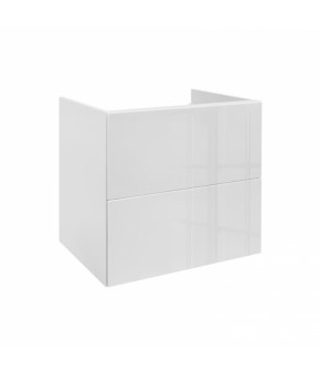 Комплект Qtap підвісна тумба Tern 800х580х437 мм White + раковина врізна Albatross 01 QT71TE44106