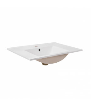 Комплект Qtap тумба подвесная Tern 800х580х437 мм White + раковина врезная Albatross E QT71TE44108