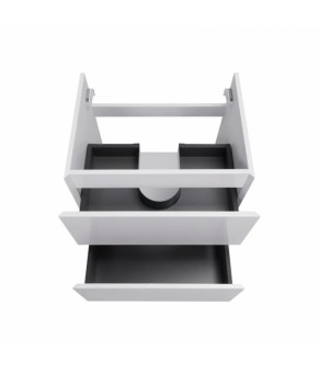 Комплект Qtap тумба подвесная Tern 800х580х437 мм White + раковина врезная Albatross E QT71TE44108