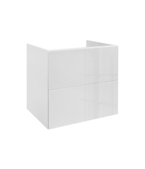 Комплект Qtap тумба подвесная Tern 800х580х437 мм White + раковина врезная Albatross New QT71TE44109