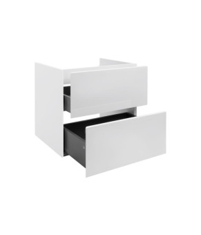 Комплект Qtap тумба подвесная Tern 800х580х437 мм White + раковина врезная Albatross New QT71TE44109