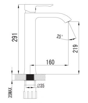 Смеситель Imprese Vyskov 05340-H
