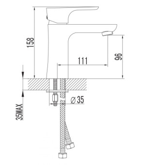 Смеситель Imprese Valtice 05320