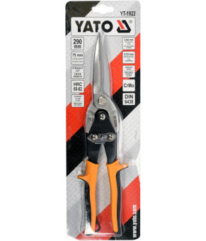 Ножницы по металлу удлиненные Yato 290 мм YT-1922
