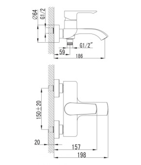 Смеситель Imprese Vyskov 10340