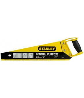 Ножовка по дереву Stanley OPP с закаленными зубами 450 мм 8TPI 1-20-086