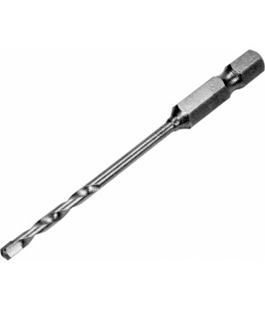 Сверло универсальное Sthor с шестигранным хвостовиком 1/4" 3х75/26 мм YG6X 21680
