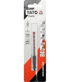 Свердло універсальне Yato YG6X 4х85/30 мм HEX-1/4" YT-44781