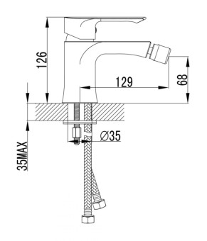Смеситель Imprese Vyskov 40340