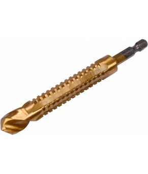 Сверло фрезерное по металлу Yato HSS-TIN 13х120 мм HEX-1/4" YT-44831