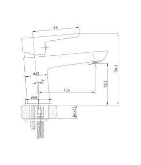 Смеситель Imprese Breclav 05245W