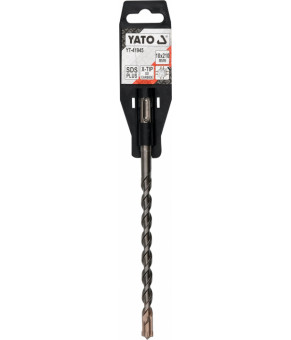 Сверло по железобетону SDS Plus Premium Х-тип Yato 10х210 мм с 4 режущими кромками YT-41945