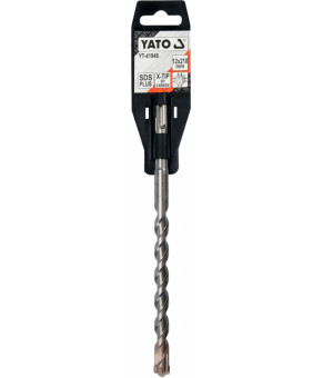 Сверло по железобетону SDS Plus Premium Х-тип Yato 12х210 мм с 4 режущими кромками YT-41946