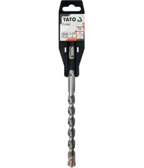 Сверло по железобетону SDS Plus Premium Х-тип Yato 14х210 мм с 4 режущими кромками YT-41947