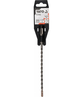 Сверло по железобетону SDS Plus Premium Х-тип Yato 6х210 мм с 4 режущими кромками YT-41942