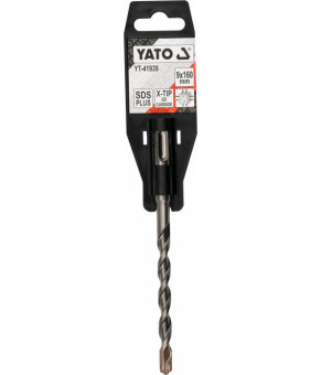 Сверло по железобетону SDS Plus Premium Х-тип Yato 9х160 мм с 4 режущими кромками YT-41939
