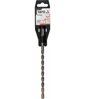 Сверло по железобетону SDS Plus Premium Х-тип Yato 9х210 мм с 4 режущими кромками YT-41944