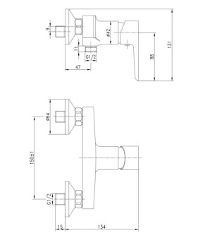 Смеситель Imprese Breclav 15245
