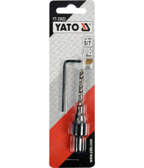 Сверло конфирматное по дереву Yato 5/7х8 мм + шестигранный ключ YT-33022