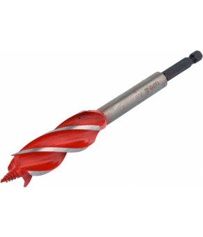 Сверло по дереву Yato 20х165 мм HEX-1/4" HRC 40-45 с 4 режущими кромкам YT-44685