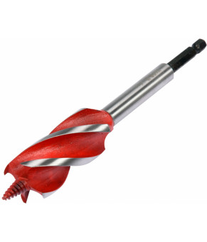 Сверло по дереву Yato 25х165 мм HEX-1/4" HRC 40-45 с 4 режущими кромкам YT-44687