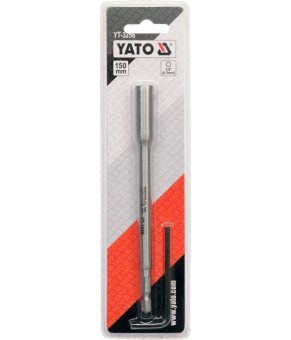 Удлинитель для перьевых сверл с шестигранным хвостовиком 1/4" Yato 12.2х150 мм YT-3256