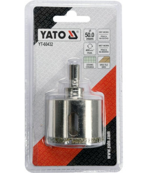 Сверло алмазное по гресу и керамике Yato 50 мм YT-60432