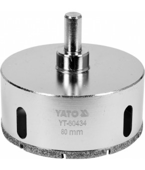 Сверло алмазное по гресу и керамике Yato 80 мм YT-60434