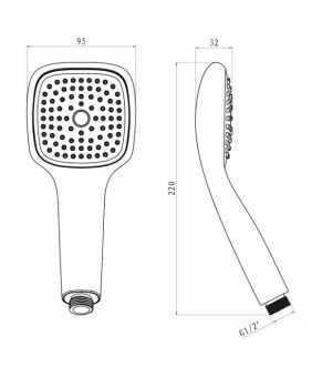 Душ ручной Imprese W095SQ1