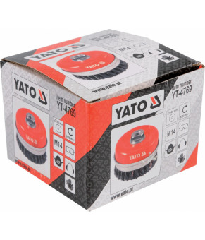 Щетка-крацовка чашеобразная Yato ø100 мм YT-4769